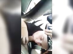 Hot Daughter Sucking Dads Cock While He Drives
