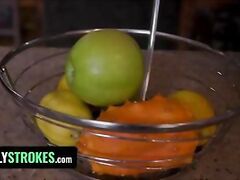 thick step sister holly day lets step bro play with her juicy tits and wet pussy - familystrokes